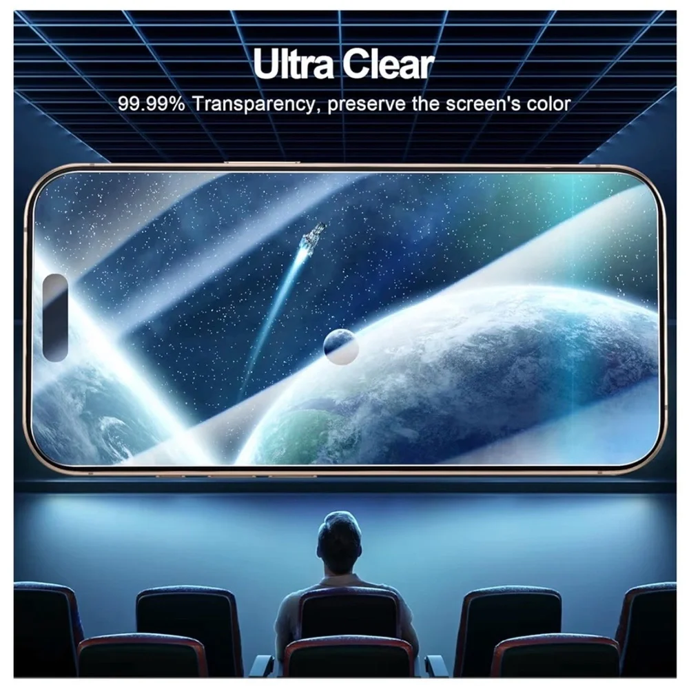 NEW'C 3 Pack Designed for iPhone 17/17 Pro,iPhone 16 Pro Screen Protector